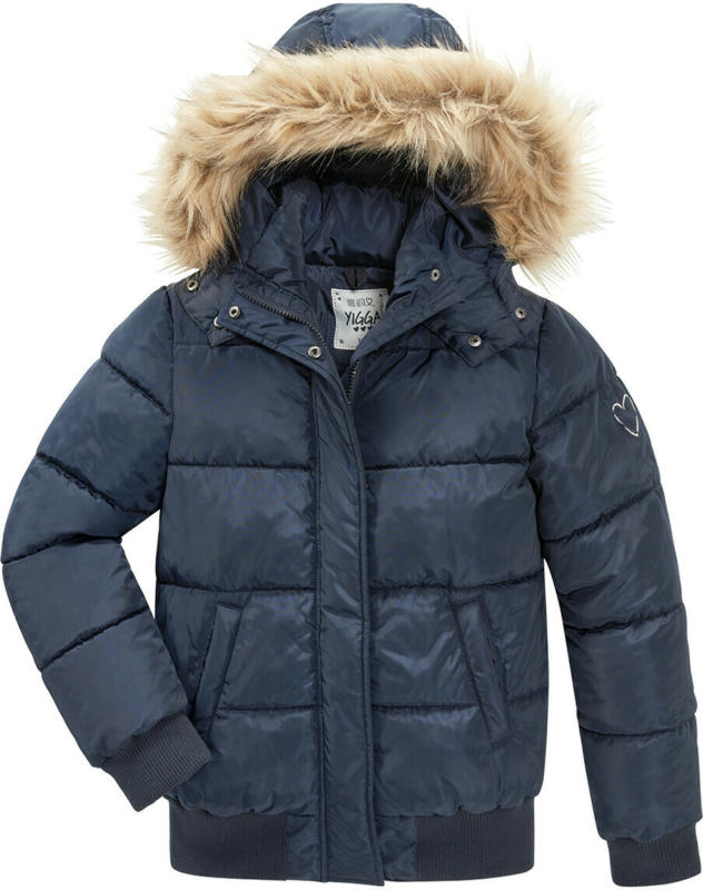 Mädchen Winterjacke mit Fellimitat (Nur online)