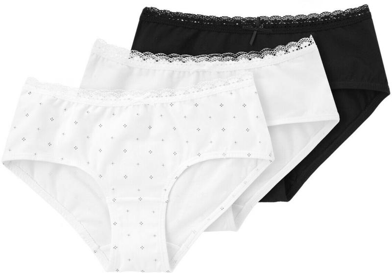 3 Mädchen Pantys mit Spitze (Nur online)