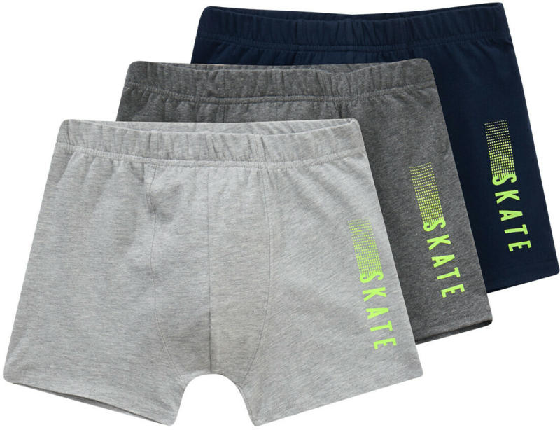 3 Jungen Retroboxer mit Neon-Print (Nur online)