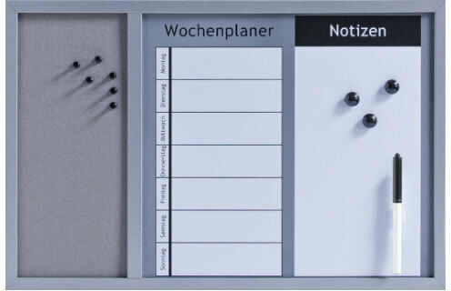 Kombitafel „3-in-1“, alugrau