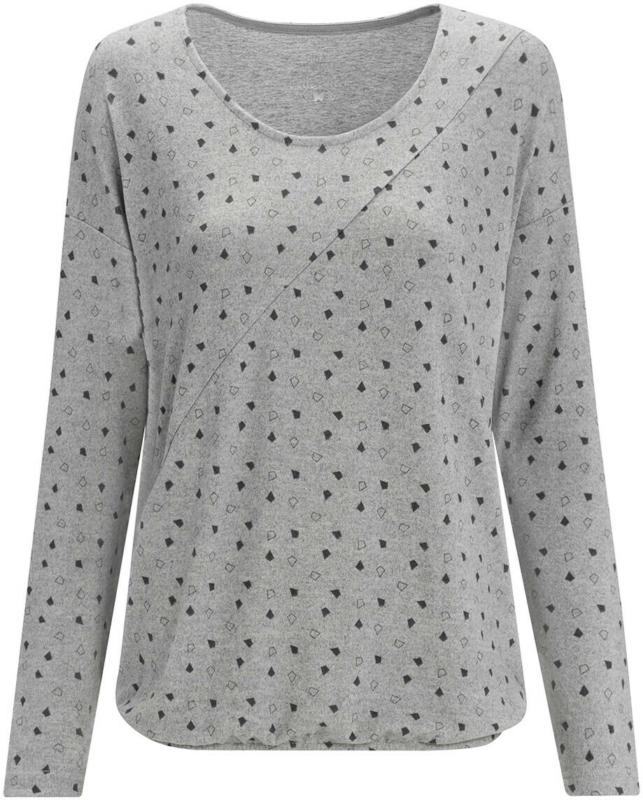 Damen Langarmshirt mit Allover-Print (Nur online)