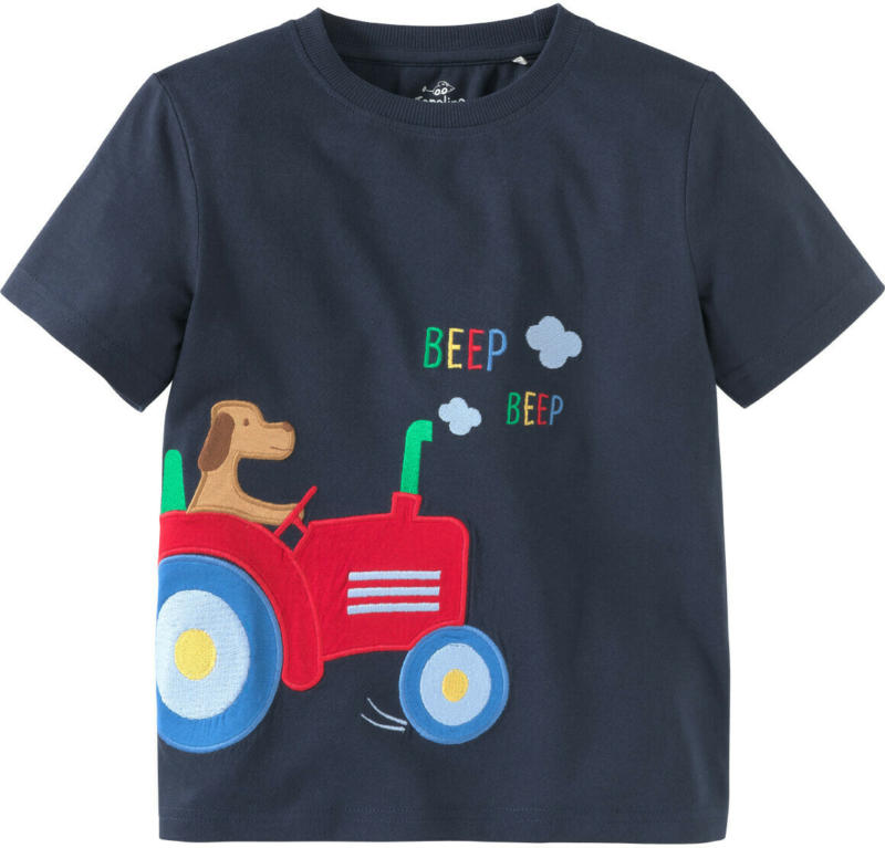 Jungen T-Shirt mit Trecker-Applikation (Nur online)