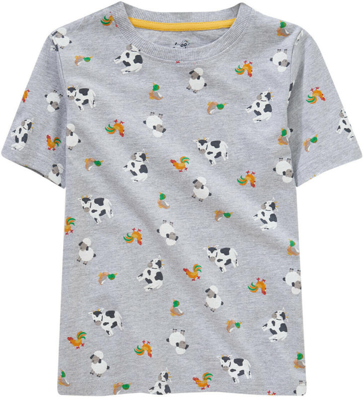 Jungen T-Shirt mit Bauernhof-Allover (Nur online)
