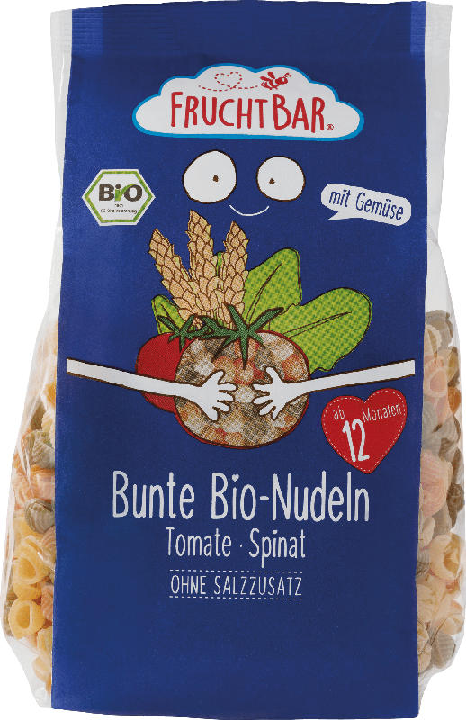 FruchtBar Bunte Bio-Nudeln mit Gemüse ab 12 Monaten