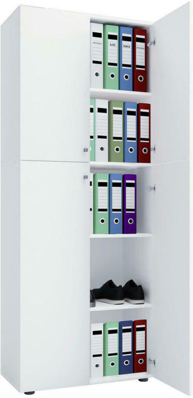 Aktenschrank in Weiß