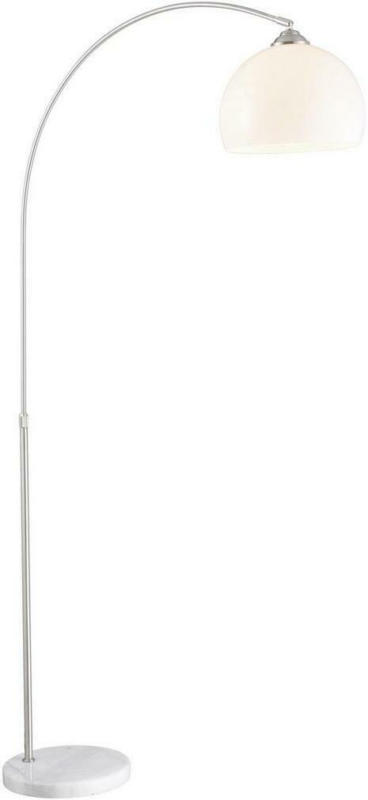 Stehlampe Susanna Weiß/Silber, Höhenverstellbar