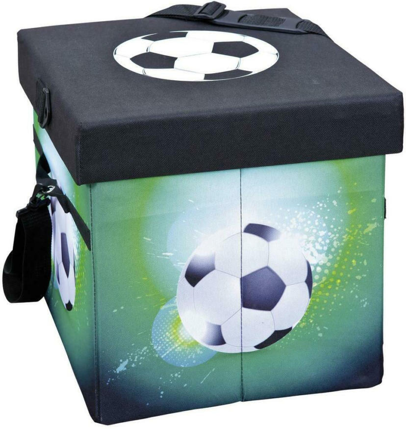 LUMALAND Fußball-Kühlbox 41 Liter - Mit Sitzfunktion Für Public Viewing
