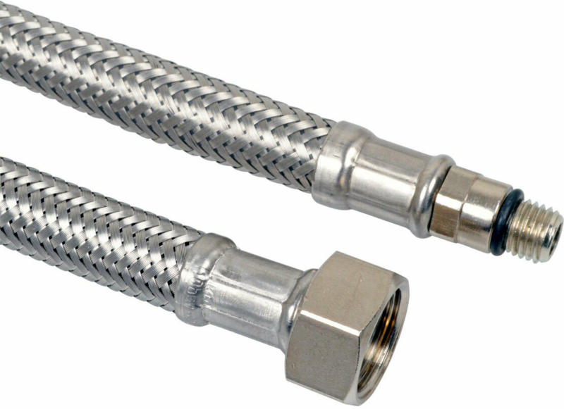 Flex-Anschlussschlauch, 35 cm, 3/8"IG x M8AG 3/8"IG x M8AG, 350 mm | 0,06 kg | 35 cm