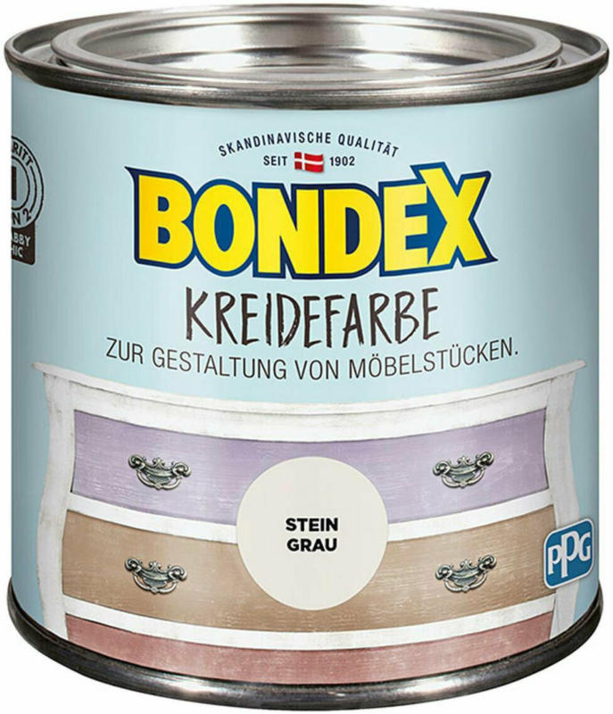 Kreidefarbe Stein Grau 0,5l