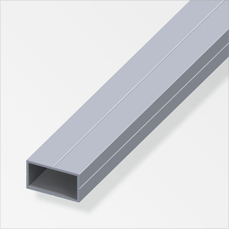 Rechteckrohr, 15,5x27,5mm, 1m, blank 1,55 cm | 100 cm