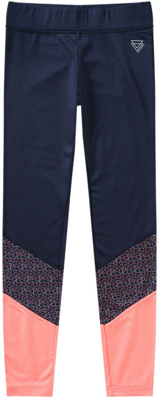 Mädchen Sport-Leggings mit Colour Blocking (Nur online)