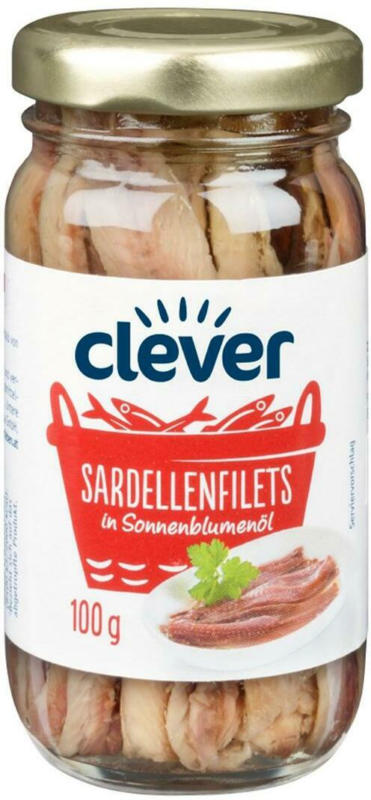 Clever Sardellenfilets
