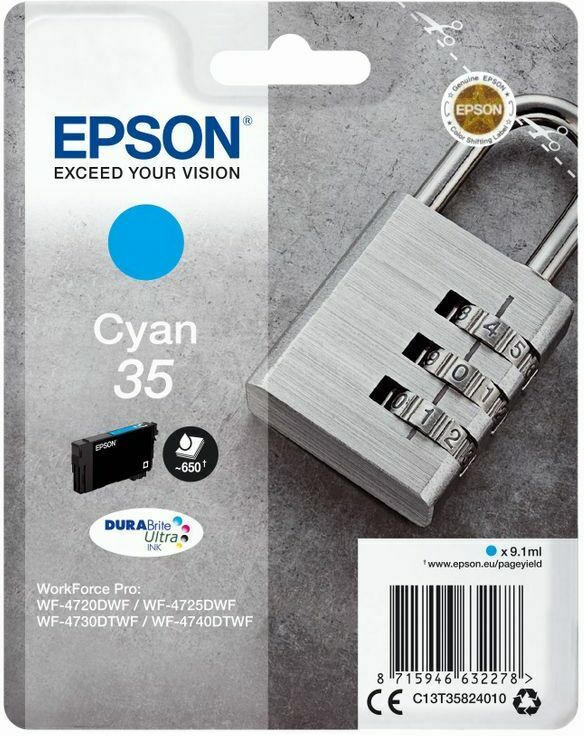 Epson DuraBrite Ultra Ink Nr.35 cyan