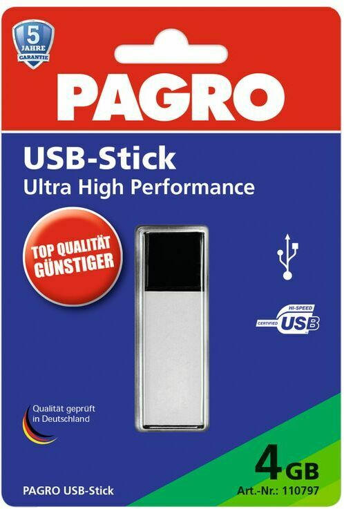 PAGRO USB Stick 4 GB 2.0