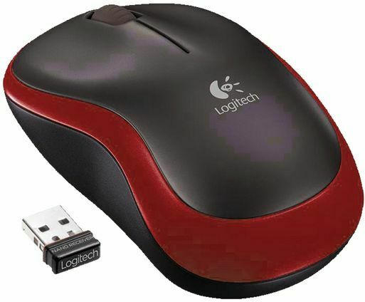 Logitech Maus M185 rot