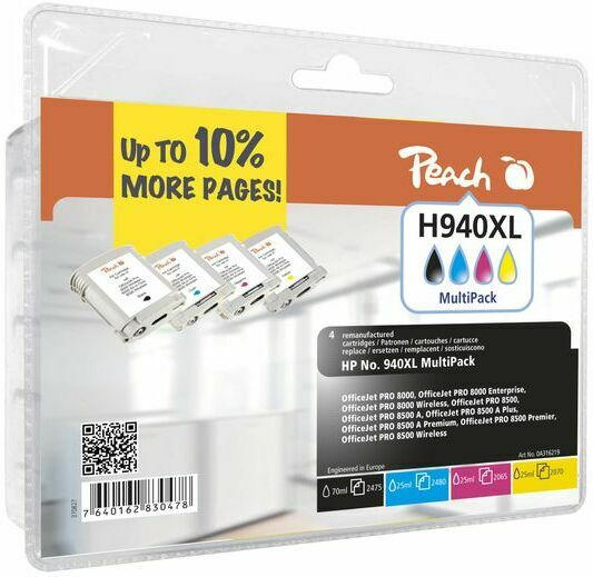 Tinte Peach HP Nr.940XL Multipack PI300-393 BLISTER