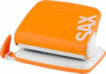 PAGRO DISKONT SAX Design Locher ”318” für 15 Blatt orange