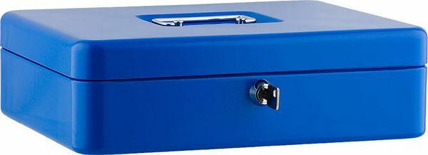 SAX Geldkassette ”XL” 30 x 24 x 9 cm blau