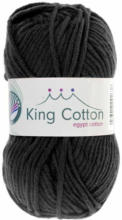 PAGRO DISKONT GRÜNDL Wolle ”King Cotton” 50g schwarz