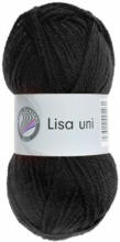 PAGRO DISKONT GRÜNDL Wolle ”Lisa Uni” 50g schwarz