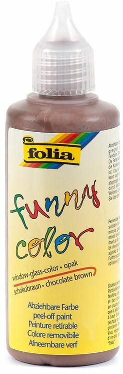 FOLIA Funny Color Window 80 ml schokobraun