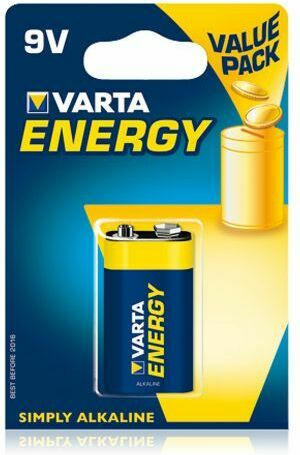 VARTA Energy 9 V Block Batterie, 1 Stück