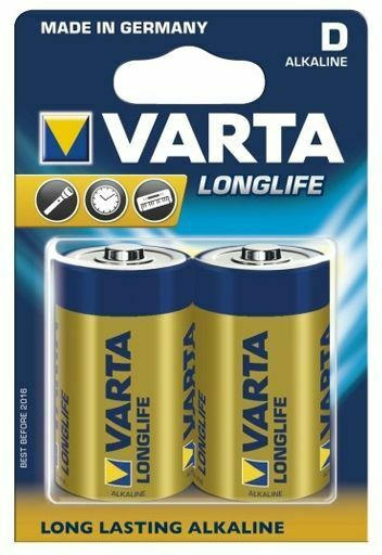 VARTA Longlife Mono D Batterie, 2 Stück