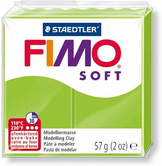 STAEDTLER Fimo Soft Einzelblock ofenhärtend apfelgrün