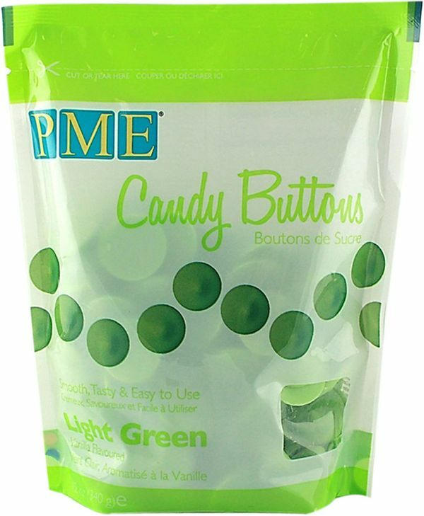 PME Candy Buttons 340 g hellgrün