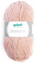 PAGRO DISKONT GRÜNDL Wolle ”Shetland” 100g rose melange