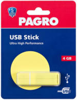 PAGRO DISKONT PAGRO USB Stick 4 GB 2.0 gelb