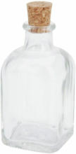 PAGRO DISKONT Glasflasche mit Korken ”Apotheker” 250 ml