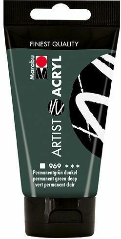 MARABU Acrylfarbe ”Artist” 75 ml permanentgrün dunkel