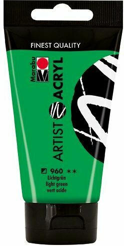 MARABU Acrylfarbe ”Artist” 75 ml lichtgrün