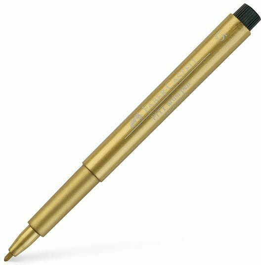 FABER-CASTELL Tuschestift ”Pitt” gold