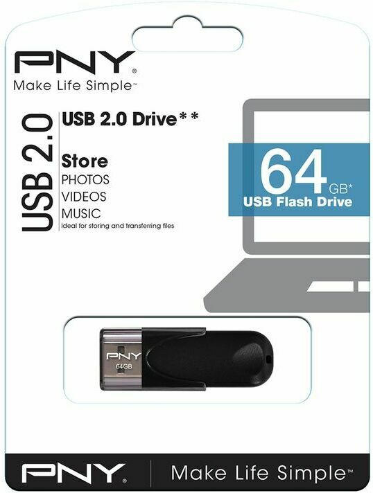 PNY USB-Stick ”Attaché” 2.0 64 GB