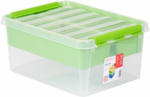PAGRO DISKONT SMARTSTORE Aufbewahrungsbox ”Home” inkl. Einsatz 14 Liter grün