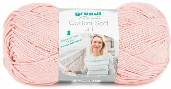 GRÜNDL Wolle ”Cotton Soft” 100 g lachs