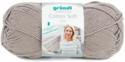 GRÜNDL Wolle ”Cotton Soft” 100 g aschbraun