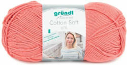 GRÜNDL Wolle ”Cotton Soft” 100 g koralle