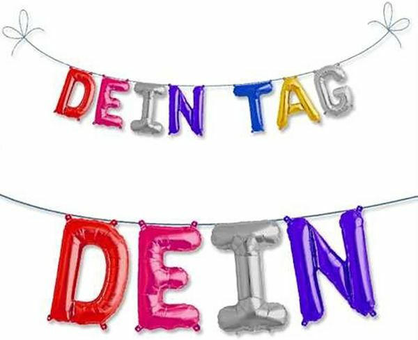 YESBOX Ballonset ”Dein Tag” 7 Teile