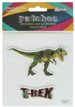 PAGRO DISKONT SPIRIT Sticker ”Patch Me - Dinosaurier” 2 Stück grün