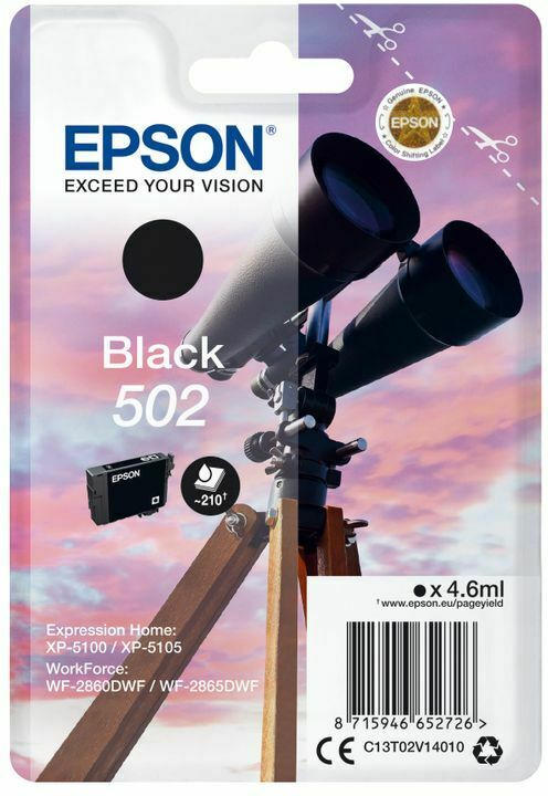 Epson Singlepack Ink Nr.502 black