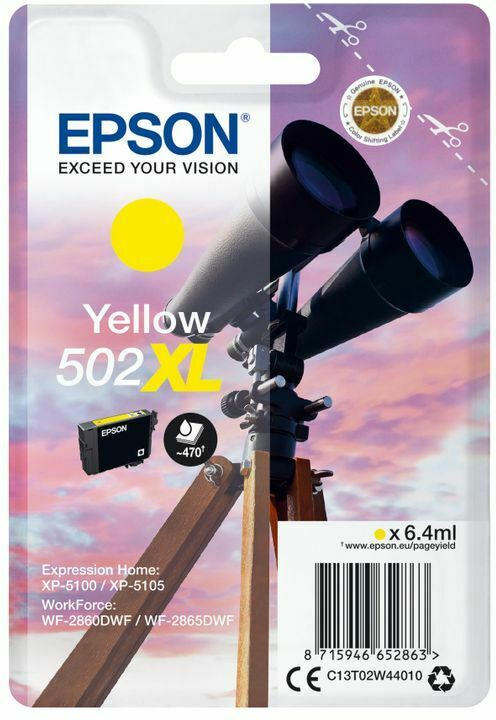 Epson Singlepack Ink Nr.502XL yell.