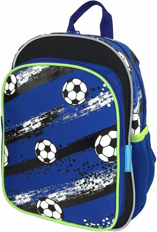 SCHNEIDERS Kinderrucksack ”Fußball” blau