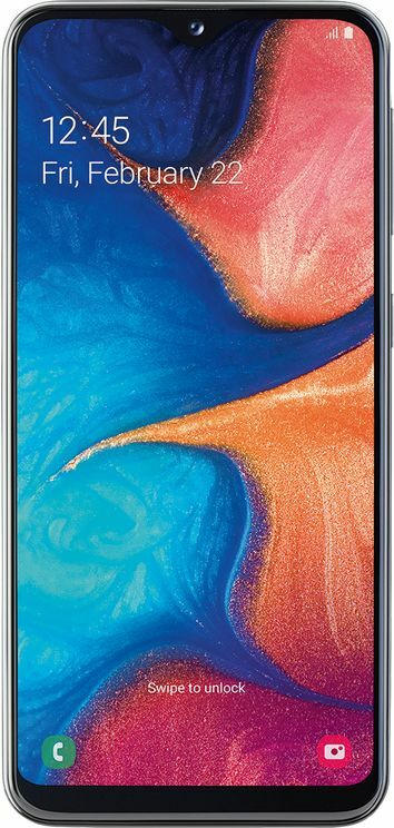 SAMSUNG GALAXY A20e inkl. eety Wertekarte schwarz