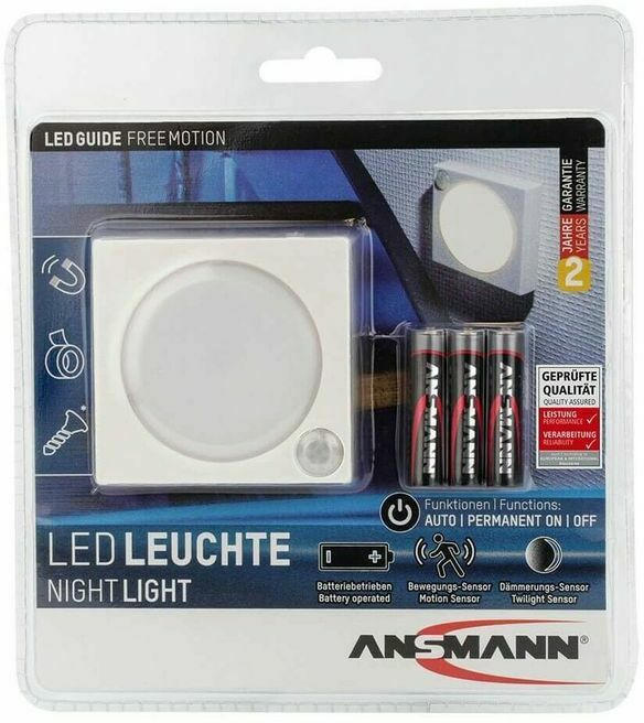 ANSMANN LED-Nachtlicht ”Guide Free Motion” weiß