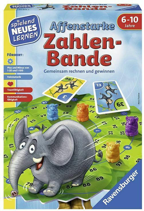 RAVENSBURGER Lernspiel ”Affenstarke Zahlenbande”