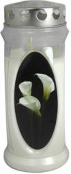 Formgrablicht ”Calla” transparent