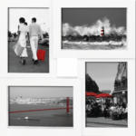 PAGRO DISKONT Galerierahmen ”Collage” für 4 Bilder weiß